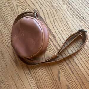 Portland Leather Small Round Crossbody
